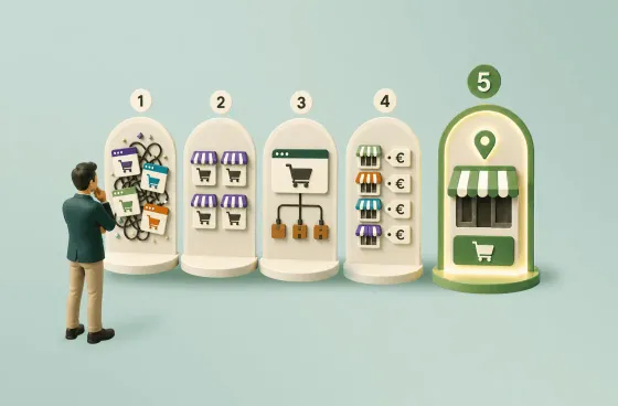Franchise eCommerce platforms - illustration